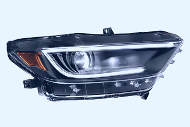 Ford Mustang (15-17): Plug-N-Play XB LED Headlights LF410-ASM